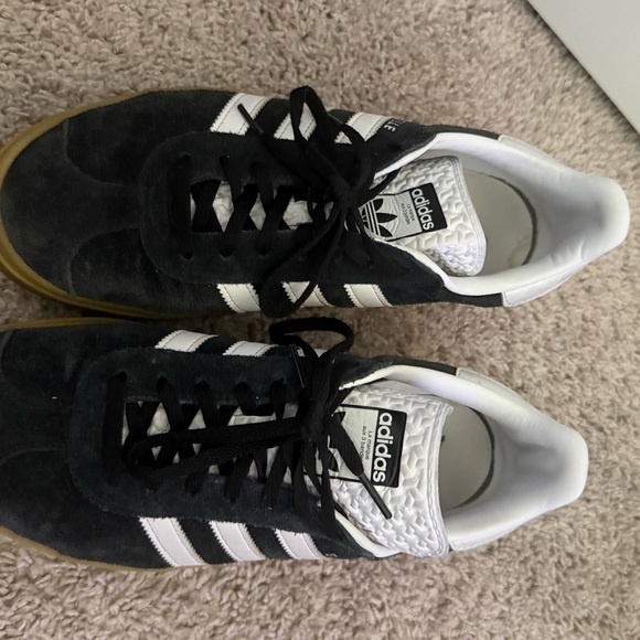 Adidas Gazelle Black and White Sneakers - Picture 2 of 2